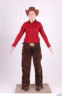 Photos Woman in Cowboy suit 1 Cowboy a poses historical…